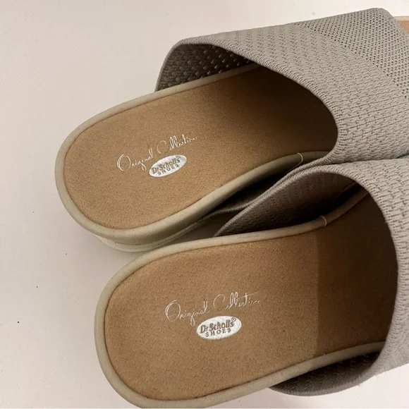Dr Scholls Sonia Knit Slide Knit Slip On Platform Slides/Sandals - Picture 6 of 7